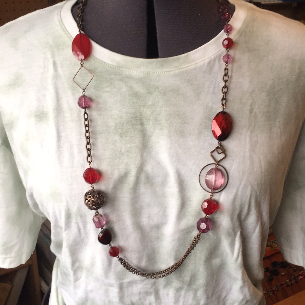 ❤️💗 pink and red Lane Bryant necklace